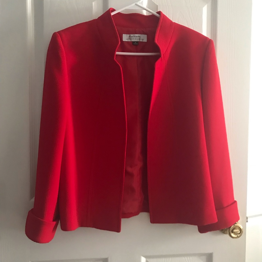 Red Tahari Blazer
